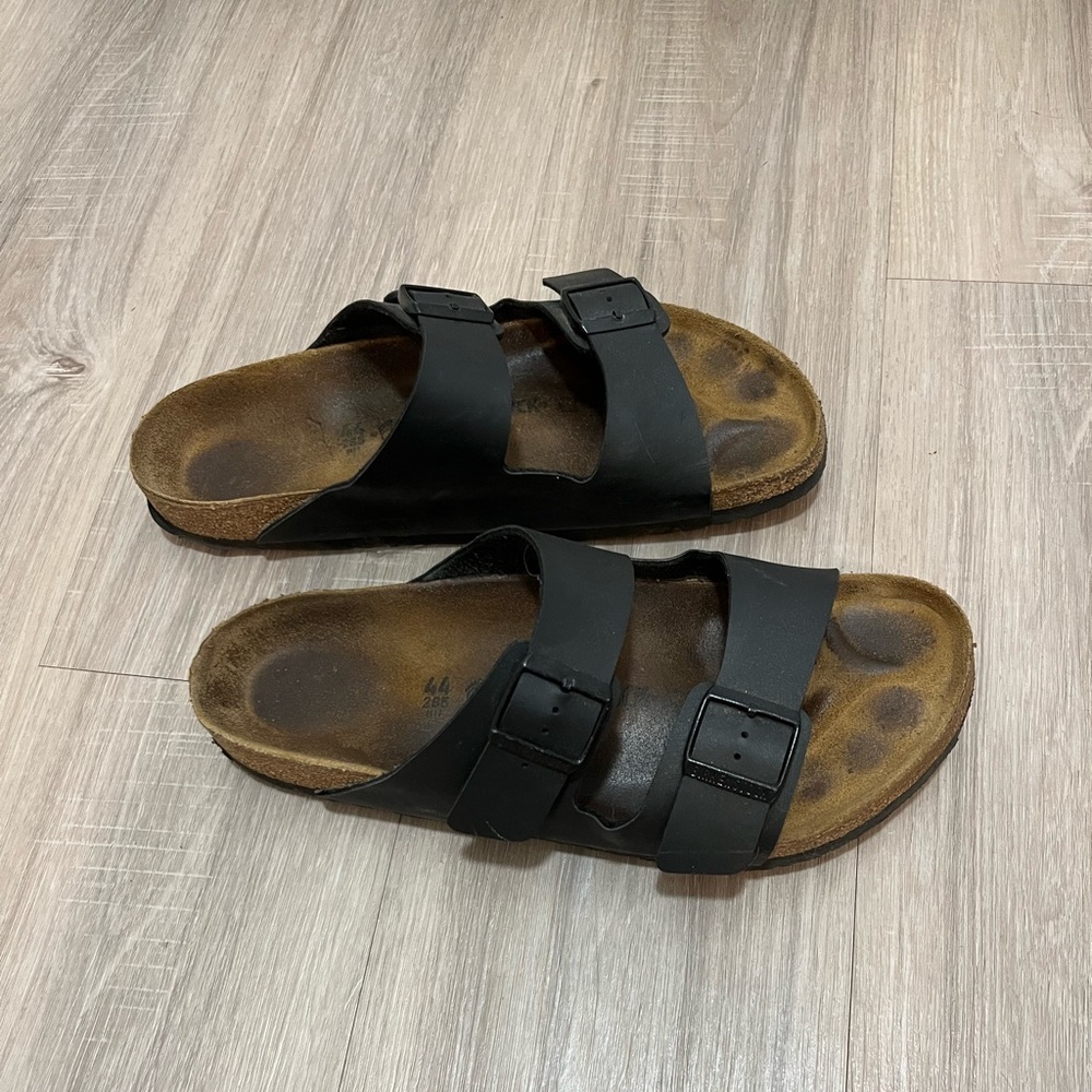 Arizona Birkenstocks - Size 44 or US 10-11 Men - Black